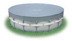 Intex - 18 Ft Round Deluxe Pool Cover For Metal Frame Pools -Equipment Pools 18 Ft Round Deluxe Pool Cover for Metal Frame Pools 2