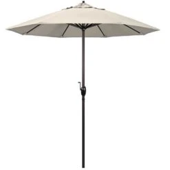 7.5 Ft Umbrella - Beige 20 7.5 Ft Umbrella - Beige -Equipment Pools 2 ft AutoTilt Patio Umbrella 44