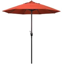 7.5 Ft Umbrella - Beige 22 7.5 Ft Umbrella - Beige -Equipment Pools 2 ft AutoTilt Patio Umbrella 46