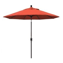 7 1/2 Ft Market Umbrella With Black Aluminum Pole -Equipment Pools 2 ft Market Umbrella with Black Aluminum Pole 19