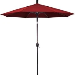 7 1/2 Ft Market Umbrella With Bronze Aluminum Pole 27 7 1/2 Ft Market Umbrella With Bronze Aluminum Pole -Equipment Pools 2 ft Market Umbrella with Bronze Aluminum Pole 107