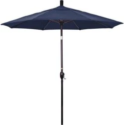 7.5 Ft Market Umbrella Bronze/Sunset 31 7.5 Ft Market Umbrella Bronze/Sunset -Equipment Pools 2 ft Market Umbrella with Bronze Aluminum Pole 11