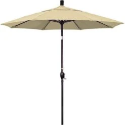 7.5 Ft Market Umbrella Bronze/Kiwi 30 7.5 Ft Market Umbrella Bronze/Kiwi -Equipment Pools 2 ft Market Umbrella with Bronze Aluminum Pole 30