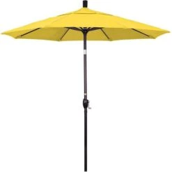 7.5 Ft Market Umbrella Bronze/Sunset 24 7.5 Ft Market Umbrella Bronze/Sunset -Equipment Pools 2 ft Market Umbrella with Bronze Aluminum Pole 4