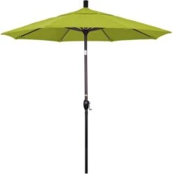 7.5 Ft Market Umbrella Bronze/White 28 7.5 Ft Market Umbrella Bronze/White -Equipment Pools 2 ft Market Umbrella with Bronze Aluminum Pole 68