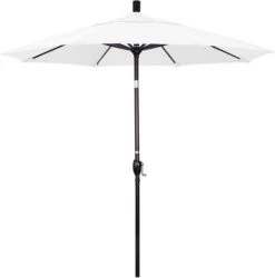 7.5 Ft Market Umbrella Bronze/Sunset 29 7.5 Ft Market Umbrella Bronze/Sunset -Equipment Pools 2 ft Market Umbrella with Bronze Aluminum Pole 9