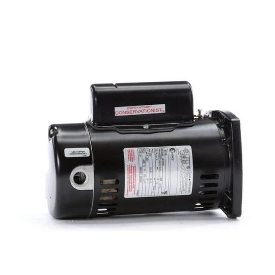 Century A.O. Smith - 48Y Square Flange 1/2 HP Full Rated Pool Filter Motor, 9.6/4.8A 115/230V 1 Century A.O. Smith - 48Y Square Flange 1/2 HP Full Rated Pool Filter Motor, 9.6/4.8A 115/230V