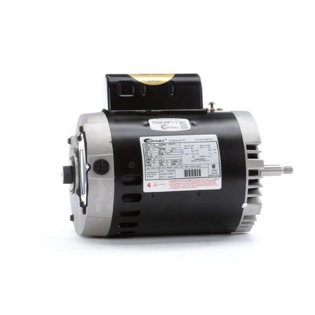 Century A.O. Smith - B128 C-Face Single Speed 1HP Full Rated 56J Pump Motor, 7.2/14.4A 115/230V 6 Century A.O. Smith - B128 C-Face Single Speed 1HP Full Rated 56J Pump Motor, 7.2/14.4A 115/230V - Image 6