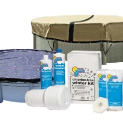 24' Round Ultimate Above Ground Winter Pool Cover 12-Year With Leaf Net And Chemical Closing Kit Bundle 12 24' Round Ultimate Above Ground Winter Pool Cover 12-Year With Leaf Net And Chemical Closing Kit Bundle -Equipment Pools 24 Round Ultimate Above Ground Winter Pool Cover 12 Year with Leaf Net and Chemical Closing Kit Bundle 4