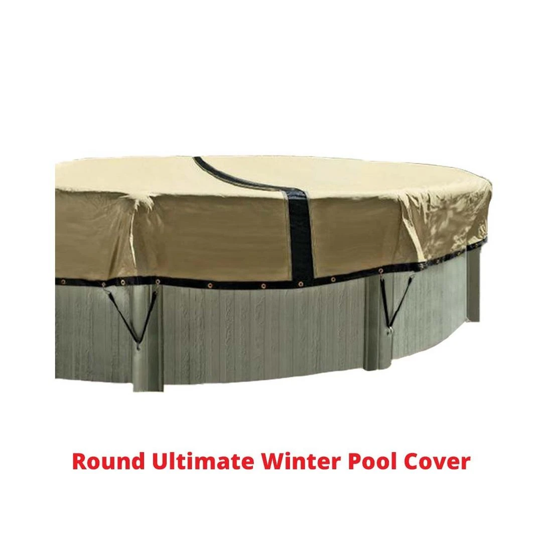 24' Round Ultimate Above Ground Winter Pool Cover 12-Year With Leaf Net And Chemical Closing Kit Bundle 6 24' Round Ultimate Above Ground Winter Pool Cover 12-Year With Leaf Net And Chemical Closing Kit Bundle - Image 6