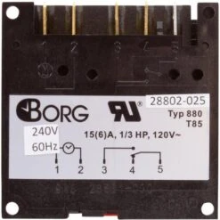 Diehl - 24 Hr Spa Timer, SPDT 240V, 5-Term Orange Panel Mount -Equipment Pools 24 hr Spa Timer SPDT 240V 5 Term Orange Panel Mount 2