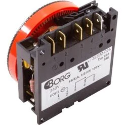 Diehl - 24 Hr Spa Timer, SPDT 240V, 5-Term Orange Panel Mount