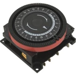 Diehl - 24 Hr Spa Timer, SPST 240V, 4-Term Orange Panel Mount