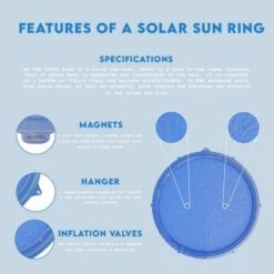 Solar Sun Rings - 5' Round Passive Solar Pool Heating - Sunburst -Equipment Pools 5 Round Passive Solar Pool Heating Sunburst 11