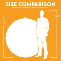 Solar Sun Rings - 5' Round Passive Solar Pool Heating - Sunburst -Equipment Pools 5 Round Passive Solar Pool Heating Sunburst 12