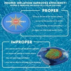 Solar Sun Rings - 5' Round Passive Solar Pool Heating - Sunburst -Equipment Pools 5 Round Passive Solar Pool Heating Sunburst 9