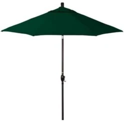 9 Ft Push Button Tilt Patio Umbrella In Sunbrella Fabric -Equipment Pools 9 ft Push Button Tilt Patio Umbrella in Sunbrella Fabric 3