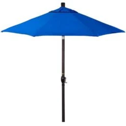 9 Ft Push Button Tilt Patio Umbrella In Sunbrella Fabric -Equipment Pools 9 ft Push Button Tilt Patio Umbrella in Sunbrella Fabric 6