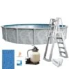 Ambassador 18' X 52" Round Above Ground Pool Package