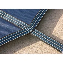 Hinspergers - Aqua Master 18 X 36 Solid Safety Cover - Rectangle With Center End Step, Blue -Equipment Pools Aqua Master 18 x 36 Solid Safety Cover Rectangle with Center End Step Blue 2