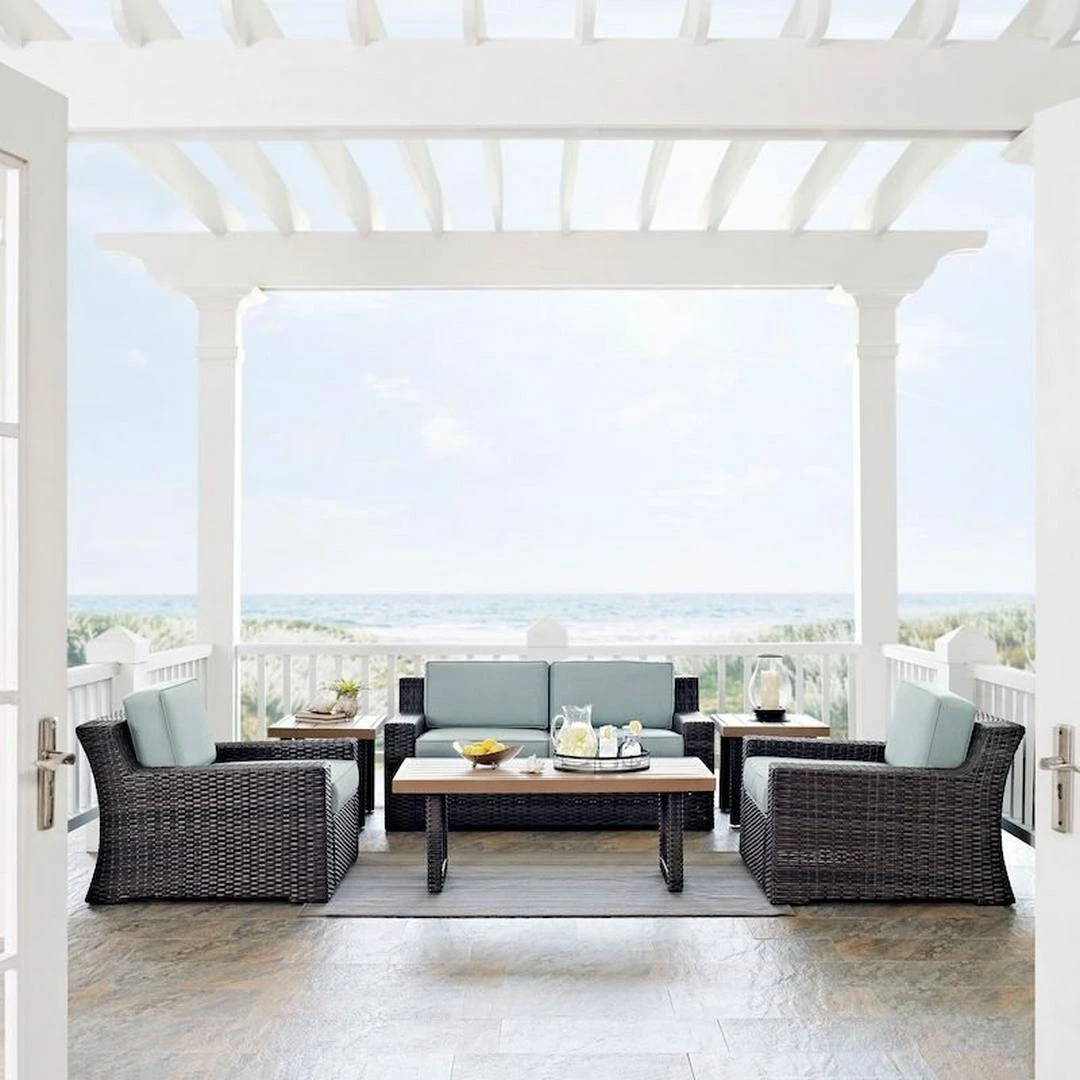 Crosley - Beaufort 6-Piece Wicker Set 5 Crosley - Beaufort 6-Piece Wicker Set - Image 5