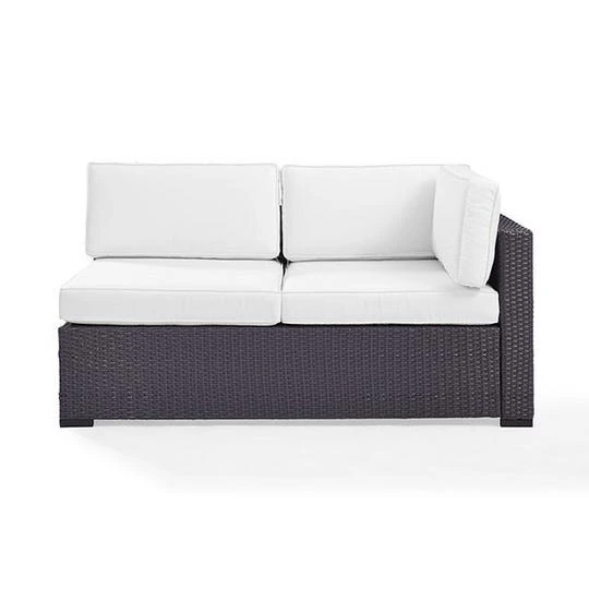 Crosley - Biscayne Loveseat With White Cushions 2 Crosley - Biscayne Loveseat With White Cushions - Image 2