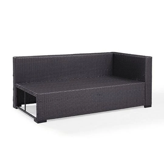 Crosley - Biscayne Loveseat With White Cushions 5 Crosley - Biscayne Loveseat With White Cushions - Image 5