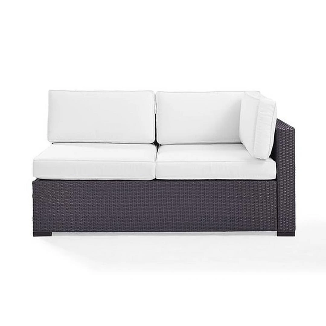 Crosley - Biscayne Loveseat With White Cushions 8 Crosley - Biscayne Loveseat With White Cushions - Image 8