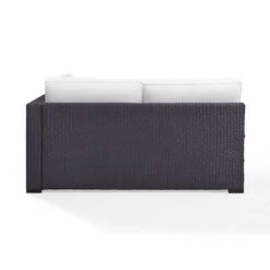 Crosley - Biscayne Loveseat With White Cushions 23 Crosley - Biscayne Loveseat With White Cushions -Equipment Pools Biscayne Loveseat with Cushions 23