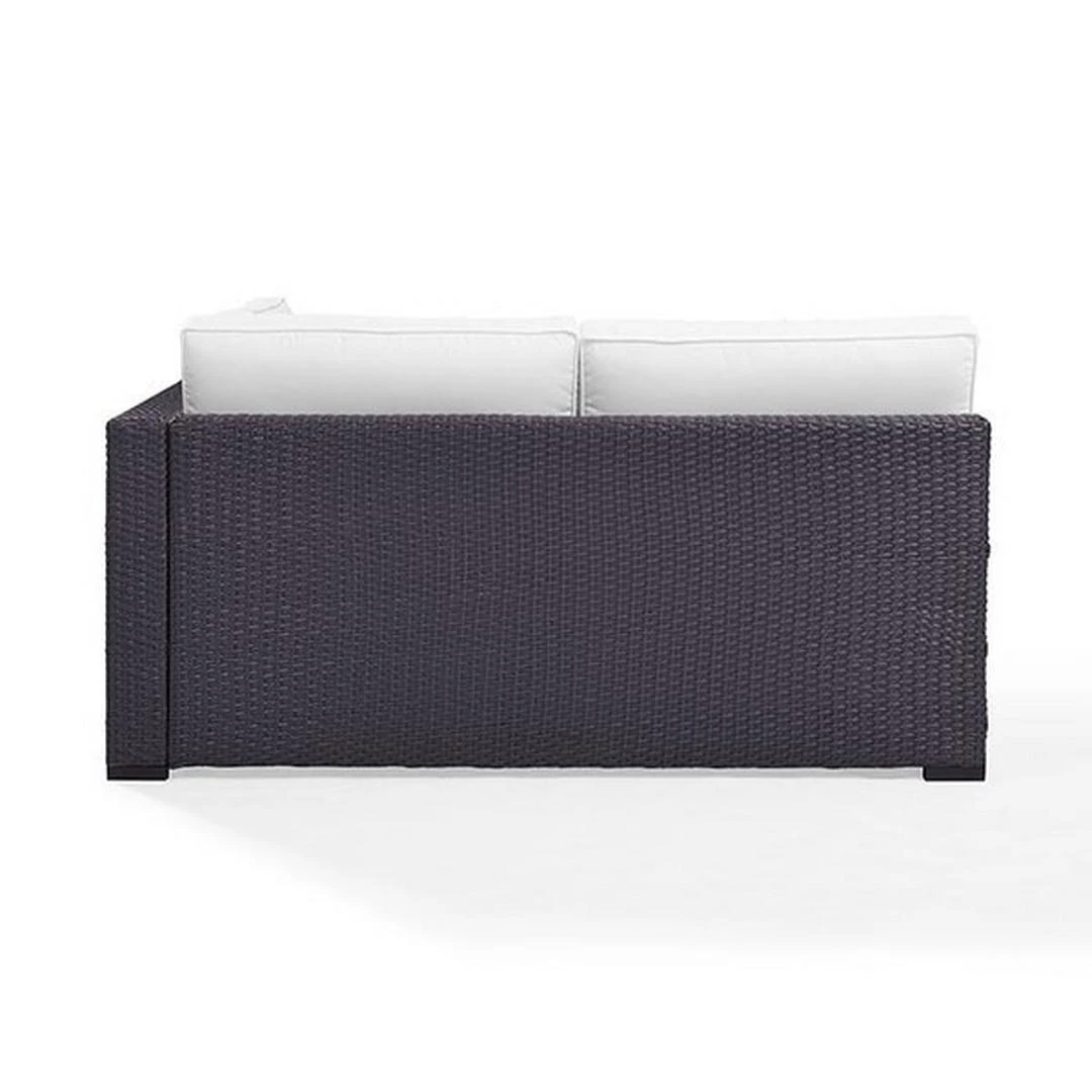 Crosley - Biscayne Loveseat With White Cushions 12 Crosley - Biscayne Loveseat With White Cushions - Image 12