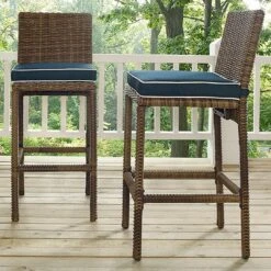 Bradenton Wicker Bar Stool Set -Equipment Pools Bradenton Wicker Bar Stool Set 11