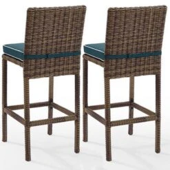 Bradenton Wicker Bar Stool Set -Equipment Pools Bradenton Wicker Bar Stool Set 3
