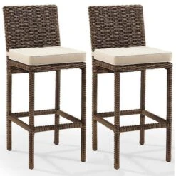 Bradenton Wicker Bar Stool Set -Equipment Pools Bradenton Wicker Bar Stool Set 6