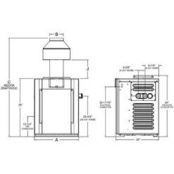 Raypak - Digital Cast Iron ASME Propane 399,000 BTU Pool Heater -Equipment Pools Digital Cast Iron ASME Propane 399000 BTU Pool Heater 3