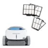 Dolphin - Dolphin Proteus DX4 Robotic Pool Cleaner With Ultra-Fine Filter Panels Bundle