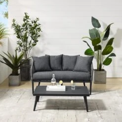 Crosley - Dover 2-Piece Loveseat & Coffee Table 21 Crosley - Dover 2-Piece Loveseat & Coffee Table -Equipment Pools Dover 2 Piece Loveseat Coffee Table 9