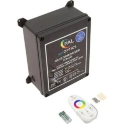 PAL Lighting - PAL PCR-300 WiFi LED Light Receiver / Driver With Remote, 200W -Equipment Pools Driver with Remote 200W 4