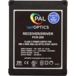 PAL Lighting - PAL PCR-300 WiFi LED Light Receiver / Driver With Remote, 200W -Equipment Pools Driver with Remote 200W 6