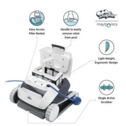 Dolphin - E10 Above Ground Robotic Pool Cleaner -Equipment Pools E10 Above Ground Robotic Pool Cleaner 4