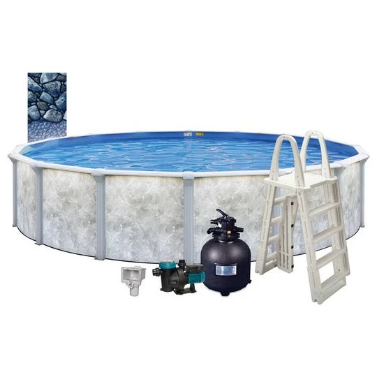 Eden 27' X 52" Round Above Ground Pool Package 1 Eden 27' X 52" Round Above Ground Pool Package