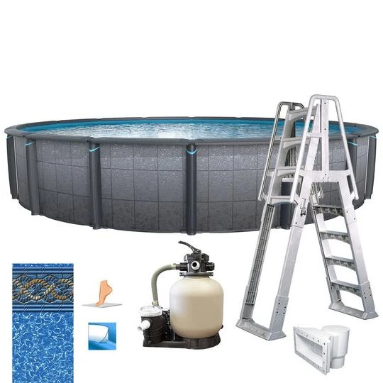 Edge 15' X 52" Round Above Ground Pool Package 1 Edge 15' X 52" Round Above Ground Pool Package