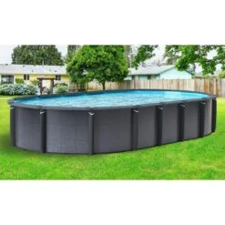 Edge 15'x26' X 52" Oval Above Ground Pool Package -Equipment Pools Edge 15x26 x 52 Oval Above Ground Pool Package 7