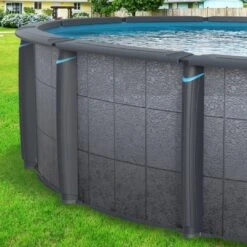 Edge 21' X 52" Round Above Ground Pool Package -Equipment Pools Edge 21 x 52 Round Above Ground Pool Package 8