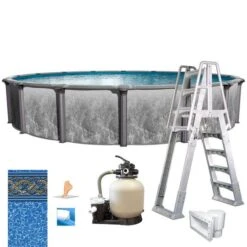 Emotion 15' X 52" Round Above Ground Pool Package