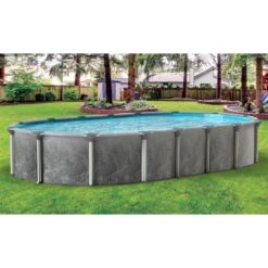 Emotion 18'x33' X 52" Oval Above Ground Pool Package -Equipment Pools Emotion 18x33 x 52 Oval Above Ground Pool Package 7