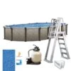 Epic 12'x18' X 52" Oval Above Ground Pool Package