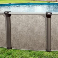 Epic 12'x24' X 52" Oval Above Ground Pool Package -Equipment Pools Epic 12x24 x 52 Oval Above Ground Pool Package 5