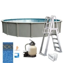 Excursion 15' X 54" Round Above Ground Pool Package 12 Excursion 15' X 54" Round Above Ground Pool Package -Equipment Pools Excursion 15 x 54 Round Above Ground Pool Package 4