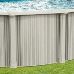 Excursion 18'x33' X 54" Oval Above Ground Pool Package -Equipment Pools Excursion 18x33 x 54 Oval Above Ground Pool Package 6