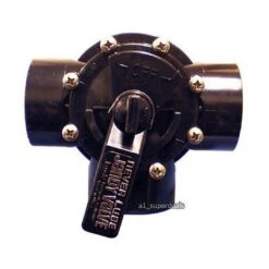 Jandy - NeverLube Three Port Valve 1 1/2in.-2in. Positive Seal With Internal/External Stops -Equipment Pools External Stops 3
